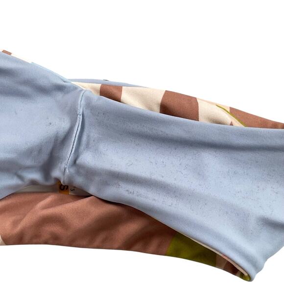 Gossip Bikini Small Multi-color Geometric Print Choker Collar Cheeky High Cut - Picture 12 of 16